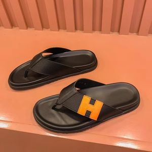 H Sandal Men Summer Designer Flip Flop Slippers H Sandale Détails parfaits avec ensemble complet d'emballage H Slipper 38-45 2023 17 67 801