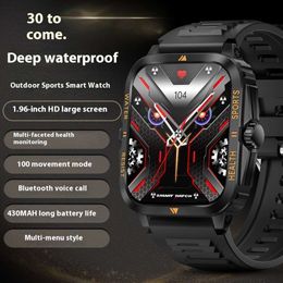 Smartwatch H02 H02 para deportes al aire libre, llamadas de natación impermeables de 30 metros, reloj inteligente KT71