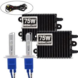 H1 H3 H4 H11 9006 75W 4300K 6000K 8000K Ballast HID Kit xénon 12V phare de voiture 9005 9006