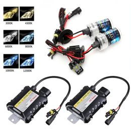 H1 H3 Hid Phitlight Bulbes 12V 4300K 6000K 8000K 12000K Super Bright Xenon Hid Bulbe avec 55W DC Slim Hid Ballast