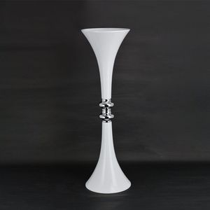 Vases en métal H100CM, Vase de Table de luxe, pièce maîtresse de mariage, support de fleurs en plomb pour fête, décoration de fête d'hôtel à domicile