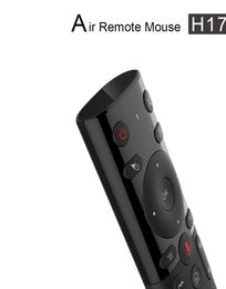 H17 télécommande vocale 24G souris sans fil avec Microphone d'apprentissage IR Gyroscope pour Android TV Box H96 MAX X96 X4 X96 MAX P6922925