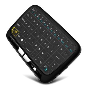 H18 Plus Draadloos toetsenbord met achtergrondverlichting H18 2,4 Ghz Fly Air Mouse Volledig scherm Touchpad Combo Afstandsbediening Backlight voor pc Android TV Box