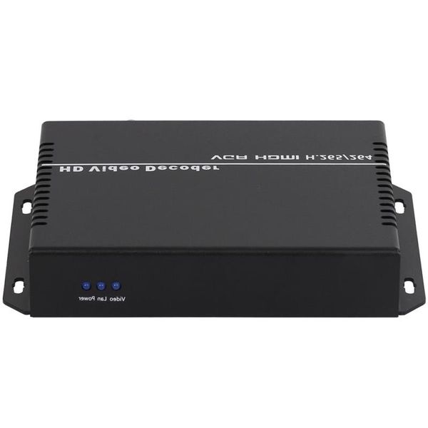 Freeshipping H265 H264 IP a SDI HD-MIVGA CVBS DESCODADOR DE CONTREDOR DE VIDEO SRT Decodificador de cámara IP para decodificar HTTPS RTSP RTMP UDP M3U8 HL BOKS