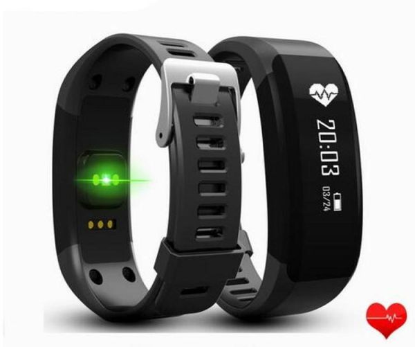 H28 Smart Wristbbbbbrol Heart Monitor Smart Watch Bracelet Bracelet Pidomètre Bluetooth Smart Band pour iOS Android O26775398