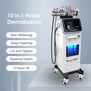 H2O Dermabrasion Machine faciale Aqua Face Clean Microdermabrasion Équipement facial professionnel à l'oxygène Crystal Diamond Peeling à l'eau
