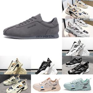 H33W pour chaussures de course hommes hommes plate-forme formateurs blanc triple noir cool gris sports de plein air baskets taille 39-44 7