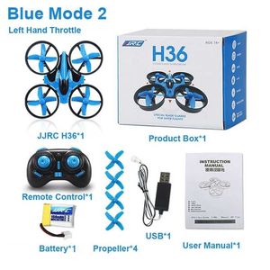 H36 H36F Mini Dron Drone 2.4g 4CH 6-Axe Vitesse 3D Flip Sans mode Headhess Headcopter Cadeau RTF VS E010 H8 211104