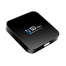 H50mini Android 10.0 Smart TV Box RK3318 H50 Mini 2 GB RAM DUAL WIFI 2.4G 5G BT 4K HD SET TOP BOX