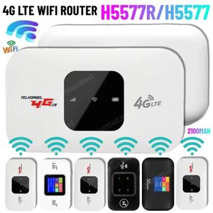 H5577R 4G LTE WIFI ROUTER Wireless 150ms Spot met Sim Card Slot Chip Portable Modem 2100MAH Mini Mobile Plug Play 240424