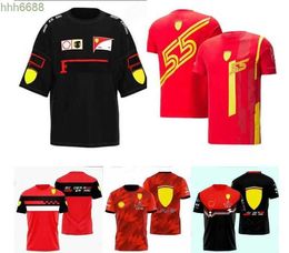 Polos de course F1 pour hommes, chemises de sport d'équipe d'été, maillots à manches courtes du même Style personnalisables, H674