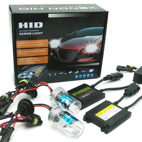 H7 55W faro del coche H4 HID faros de xenón balastos digitales de metal H1 H8 9005 9006 H11 kit de xenón hid 3 años de garantía