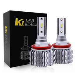 Mini ampoules de phares de voiture H1 LED H7 H8 H9 H11, lampes automobiles 9005 HB3 9006 HB4, 4000LM
