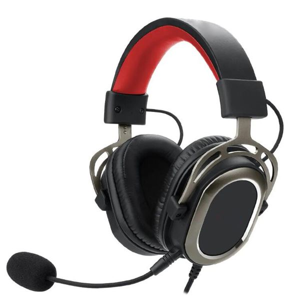 H710 Pro Helios casque de jeu Microphone suppression du bruit, 7 1 USB Surround ordinateur casque écouteurs EQ contrôleur