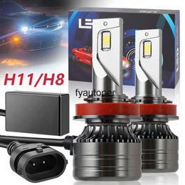 H8 H8 H11 LED Bombilla Faro Kit de luz de niebla Lámpara de coche Lámpara Faros 12-24V 6000-6500K IP67