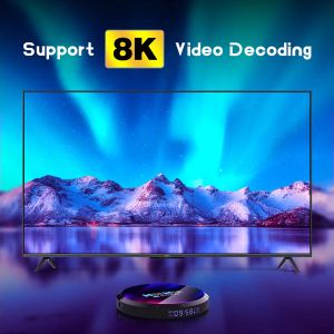 H96 MAX RK3528 4 Go 64 Go Smart TV Box Android 13 Quad Core Prise