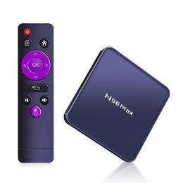 H96 MAX V12 Smart Android 12 TV BOX 4G 64GB 32G 4K RK3318 double Wifi BT lecteur multimédia H96MAX TVBOX décodeur