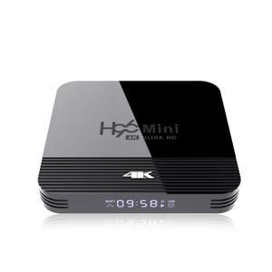 H96 Mini H8 Android 9.0 TV Box 2 Go 16 Go Rockchip RK3328A Prise en charge 1080p 4K BT Dual Wifi Smart