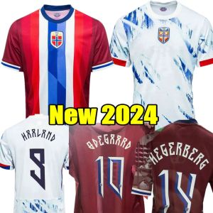 Haaland 24 2 Soccer Jersey 2024 2025 Noruega Odegaard Berge King Camisetas de Futbol National Team Football Uniforms Thailand