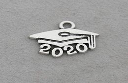 Haeqis Fashion Alloy 2018 2019 2020 2021 2022 Trencher Cap Charms Graduation School Gift Charms 1418mm AAC12457436618