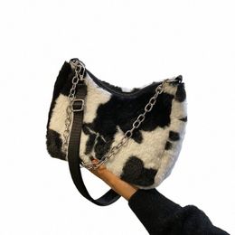 Bolsos de Hax Fluffy Women 2024 Spring New In Trend Sac A Principales Cadenas Diarias Diarias Elegantes Bolso Bolso Mujer Shoppers 67p6#