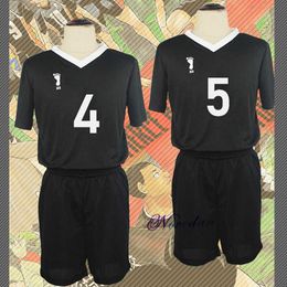 Haikyu! Haikyuu !! Inarizaki Middelbare school Miya Atsumu cosplay kostuum zwart pak uniform anime volleybal jersey sportkleding y0913