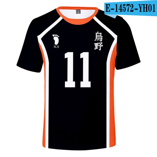 Disfraz de cosplay haikyuu msby voleibol club camiseta equipo de voleibol uniforme entrenamiento ropa hombres mujeres adultos camiseta de verano CA 2277