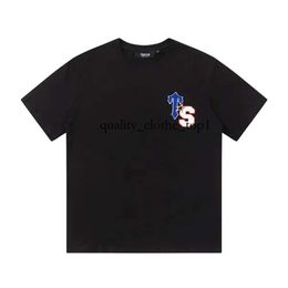 Haikyuu Fashion Play Brand Trapstar London Imprimé High Gram Gram Coton Heavy Coton Anime décontracté Shirt Men's T-shirt T-shirt T-shirt Vêtements S-XL 845