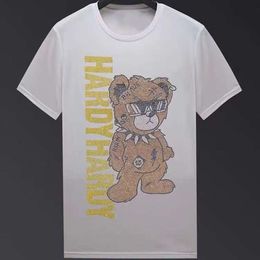 Haikyuu hotdrill coole strass anime t -shirt speel mannen kleding harajuku zomer tops t shirts t -shirts voor haikyuu mode t -shirt k86a 676