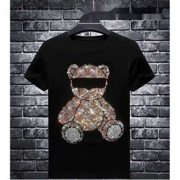 Haikyuu Hotdrill Cool Rhinestones Anime Play Men Clothes Harajuku Summer Tops Tshirts For Haikyuu Fashion Camiseta K86a