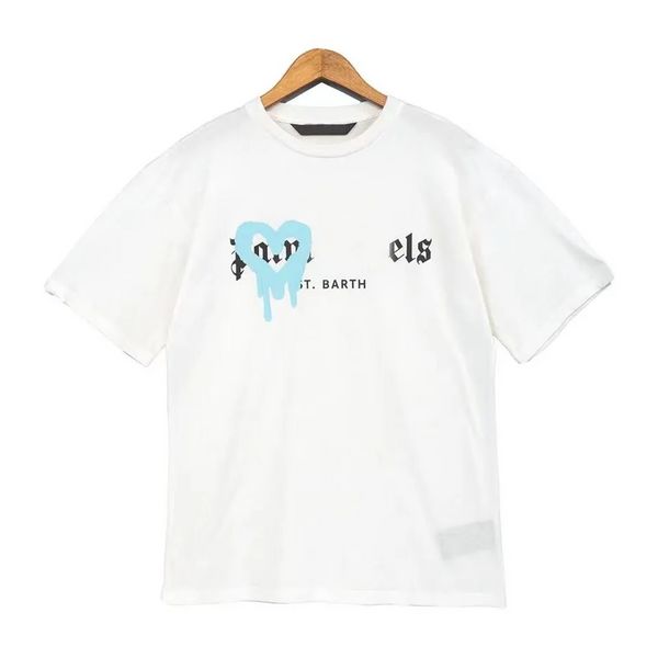 Haikyuu Mens Designer T-shirt for Men Palms Femmes T-shirts Fashion Spray Paint Graffiti Couple Coupées manches courtes de haute qualité