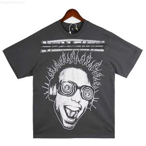 Haikyuu Mens T -shirt Hellstar Designer Designer kleding Polo Amerikaanse hiphop avatar print korte mouw sweatshirtsvmq
