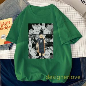 Haikyuu heren t-shirts tobio kageyama anime oversized t-shirt designer zomer cartoon casual losse pasvorm ademend dames trendy Janpan cartoons sneldrogend topkwaliteit