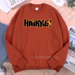 Haikyuu Prints Sweats à capuche Harajuku Mode Sweatshirts Femmes Hommes Classique Anime Sweat-shirt de haute qualité O Cou Sweat à capuche Y0319