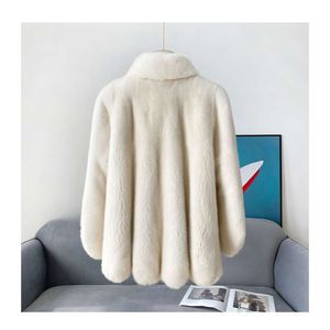 Haining – manteau court en fourrure de vison pour femme, nouvelle peau, mode hiver, édition coréenne, 2024, 254712
