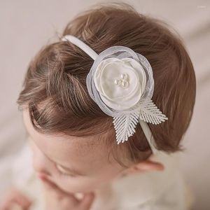 Haaraccessoires 0-12M Vintage Koreaanse Kant Hoofdbanden Baby Meisjes Prinses Band Baby Meisje Voor Verjaardag Bruiloft Poshoot