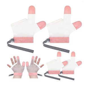 Accessoires pour cheveux 1 paire bébé prévenir morsure doigts ongles gants pour enfants infantile pouce succion arrêter enfants Anti mordant manger mains