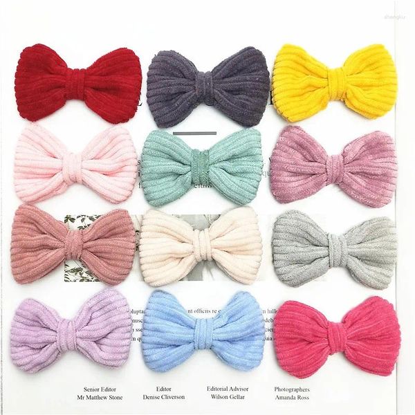 Accessoires pour cheveux, 10 pièces, tissu de mode, couleur unie, nœud papillon, coiffure, vêtements, chaussures, chaussettes, écharpe