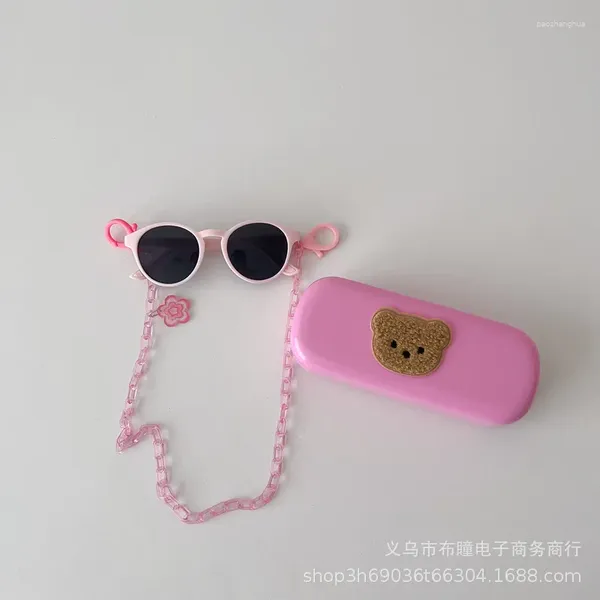 Accessoires de cheveux 1pc Boîte de lunettes pour enfants