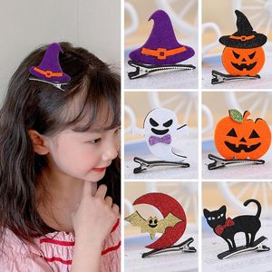 Accessoires pour cheveux, 1 pièce, épingle à cheveux fantôme citrouille pour filles adultes Y2K, pinces en tissu d'halloween pour femmes, fournitures de Boutique