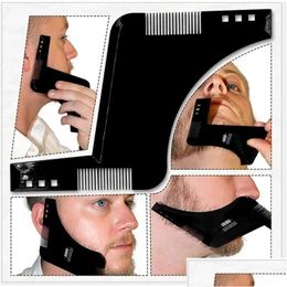 Accesorios para el cabello 1 PC Men Plantilla de peinado Peine de plantilla para la plantilla de plantilla ligera y flexible