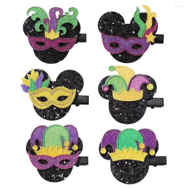 Accessoires pour cheveux, masque mystérieux de princesse, pour bal habillé, couvre-chef pour filles, épingles à cheveux, Barrettes, pinces à cheveux, 1 pièce