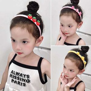 Accessoires de cheveux 2023 Nouveaux enfants Sweet Cartoon Heart Star Ornement Band Tandage Cadeuts Girls Coil Coiffure Cerceau Bande Bandage Kids Accessoires de cheveux