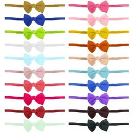 Accesorios para el cabello 20 unids Niños Niña Bebé Cinta Niño Bowknot Diadema Banda Headwear D7WF