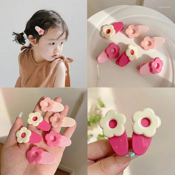 Accesorios para el cabello 2 uds niños coreanos Kawaii princesa Clips colorido Pin sombrero rosa para niñas niños