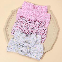 Accessoires pour cheveux 2 pièces/ensemble mère bébé imprimé Style câble tricot bandeau fille Turban Parent-enfant bandes de tout-petits