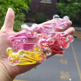 Accesorios para el cabello 2 uds lentejuelas transparentes horquillas para niños Clips para bebé tocado niñas sombreros para niños