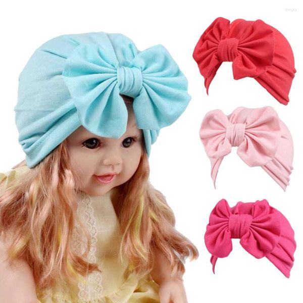 Accessoires pour cheveux 3 # Enfants Bébés Filles Boho Chapeau Bonnet Écharpe Turban Head Wrap Cap Convient Pour 3-8 Ans Fille Bande