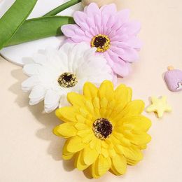 Accessori per capelli 3 pezzi grandi clip di fiori in chiffon per neonate forcine per bambini fatte a mano barrette per copricapo