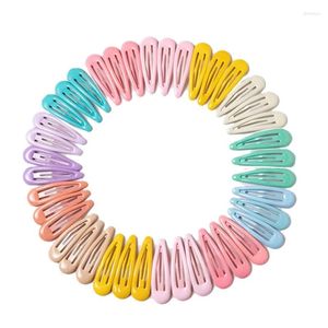 Accesorios para el cabello 40 PCS Clips para niños Baby Girl Barrettes Snap Barrets Candy Color Pins Lindas horquillas